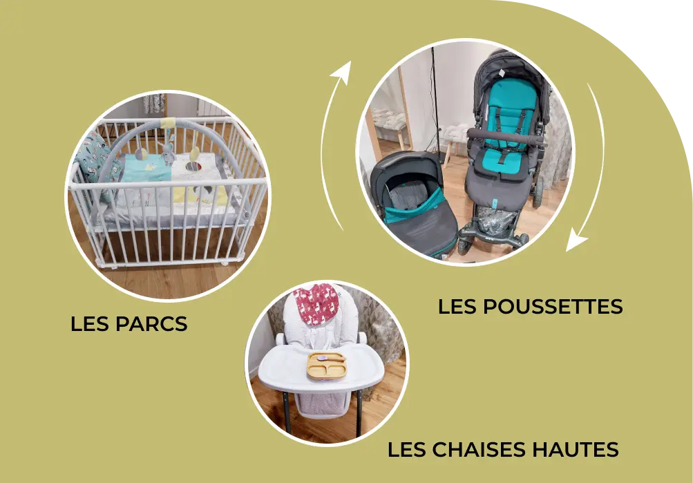 Siège auto bébé, parcs pour bébé évolutif, poussette légère, table à langer pliable à Nort sur Erdre